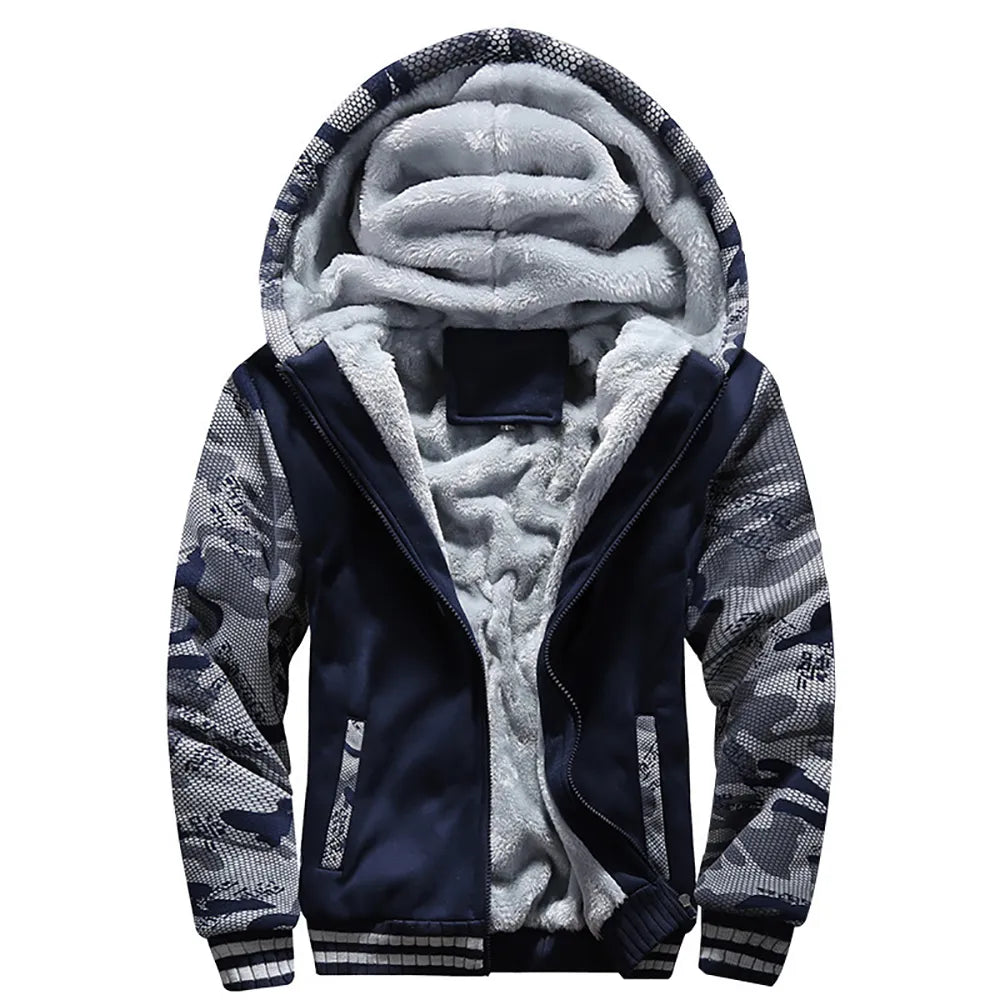 Veste Hiver Camouflage | Doublure Fourrure | Chaude & Tendance