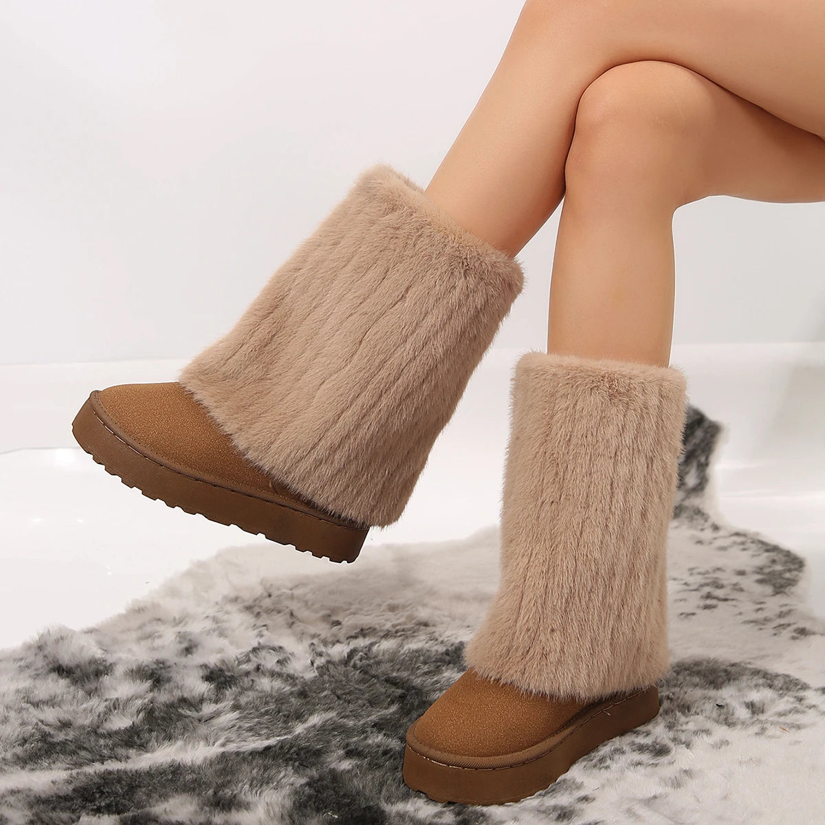 Bottes Hiver Fourrées | Chaleur Ultime et Style Cocooning