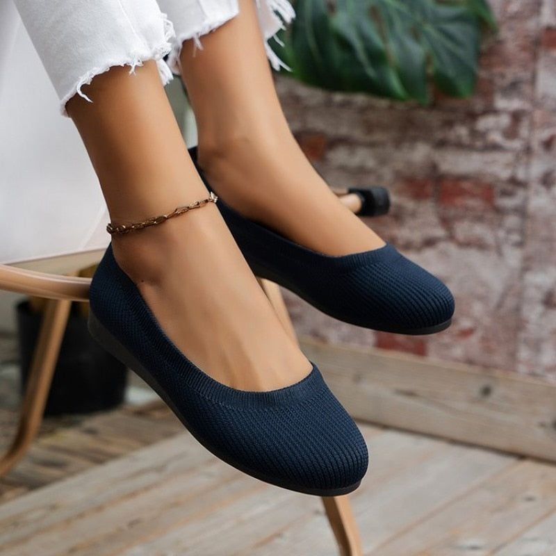 Ballerines en Maille Respirante | Légèreté et Élégance Décontractée