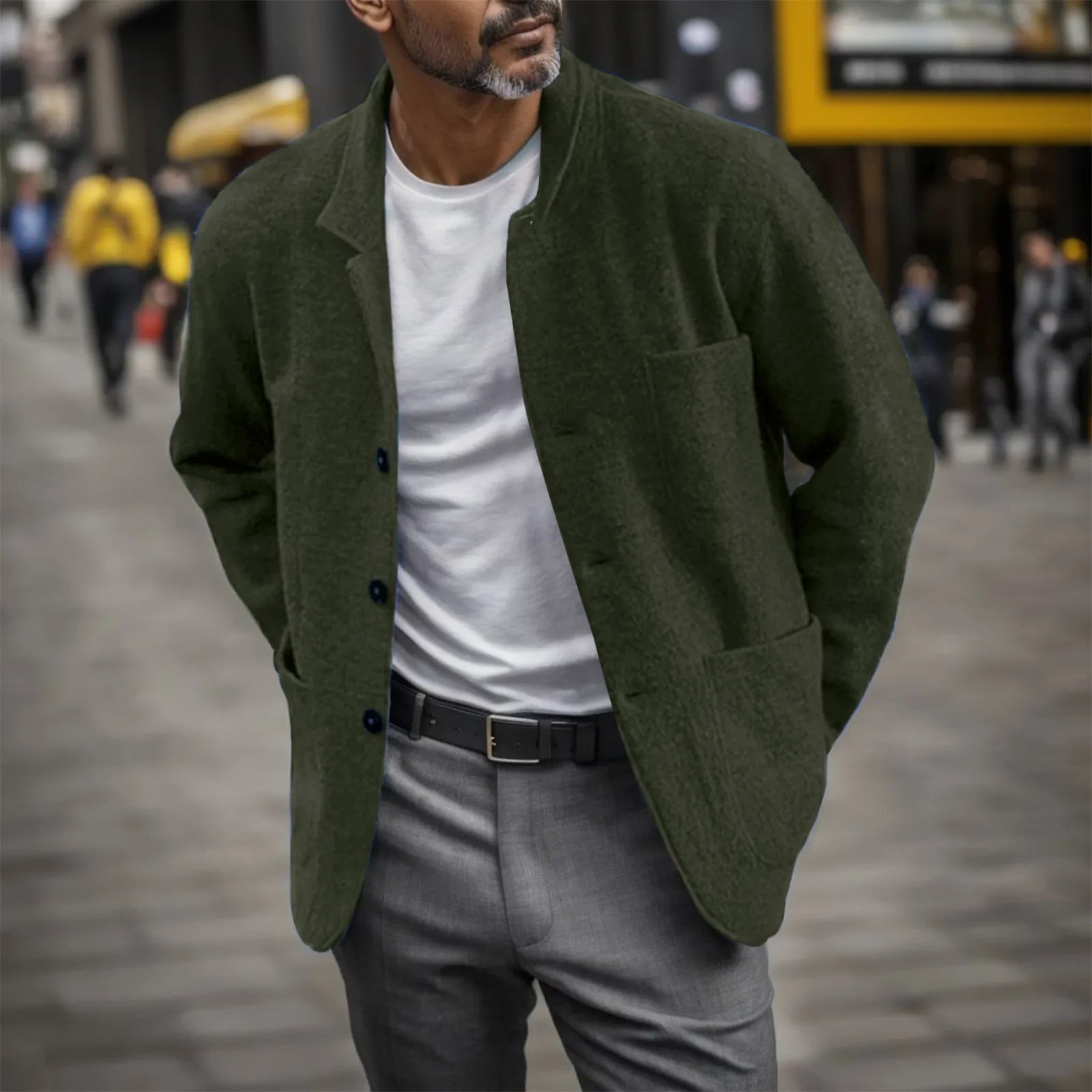 Veste Casual Chic | Bleu | Élégante et Légère