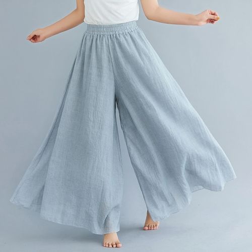 Pantalon Large Taille Élastique | Fluidité et Liberté de Mouvement