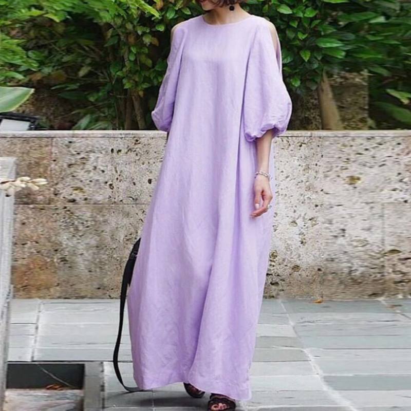 Robe Longue | Lin | Minimaliste et Confortable
