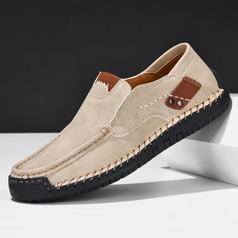 Mocassins Homme | Effet Suédé | Confort & Style au Quotidien