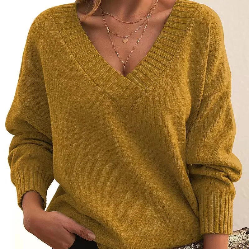 Pull Col V | Doux, Confortable et Élégant