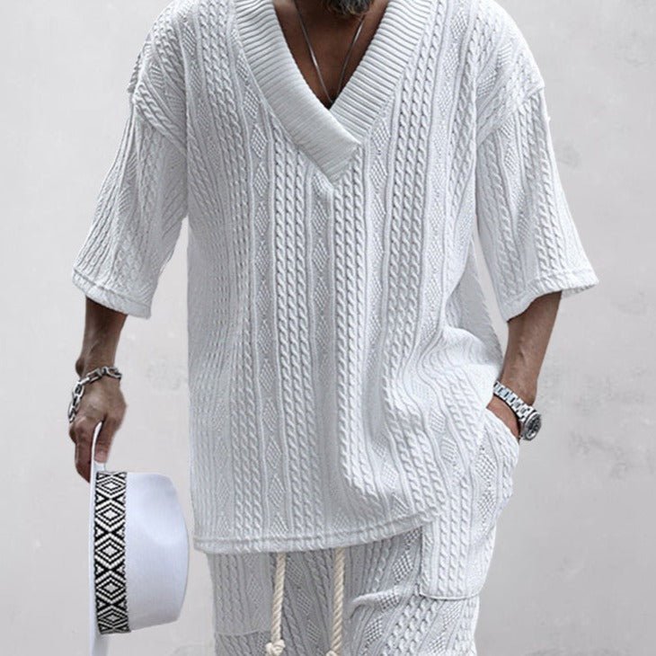 Ensemble Tricot Estival | Confort Décontracté et Style Authentique