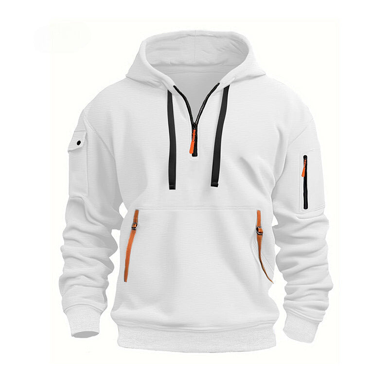Hoodie Zippé | Multi-Poches & Sportif | Plusieurs Couleurs