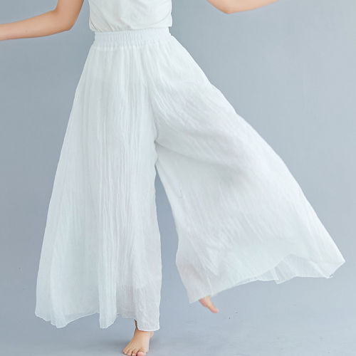 Pantalon Large Taille Élastique | Fluidité et Liberté de Mouvement