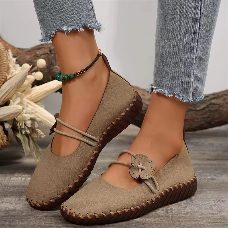 Ballerines Confort à Bride Fleurie | Nature et Douceur