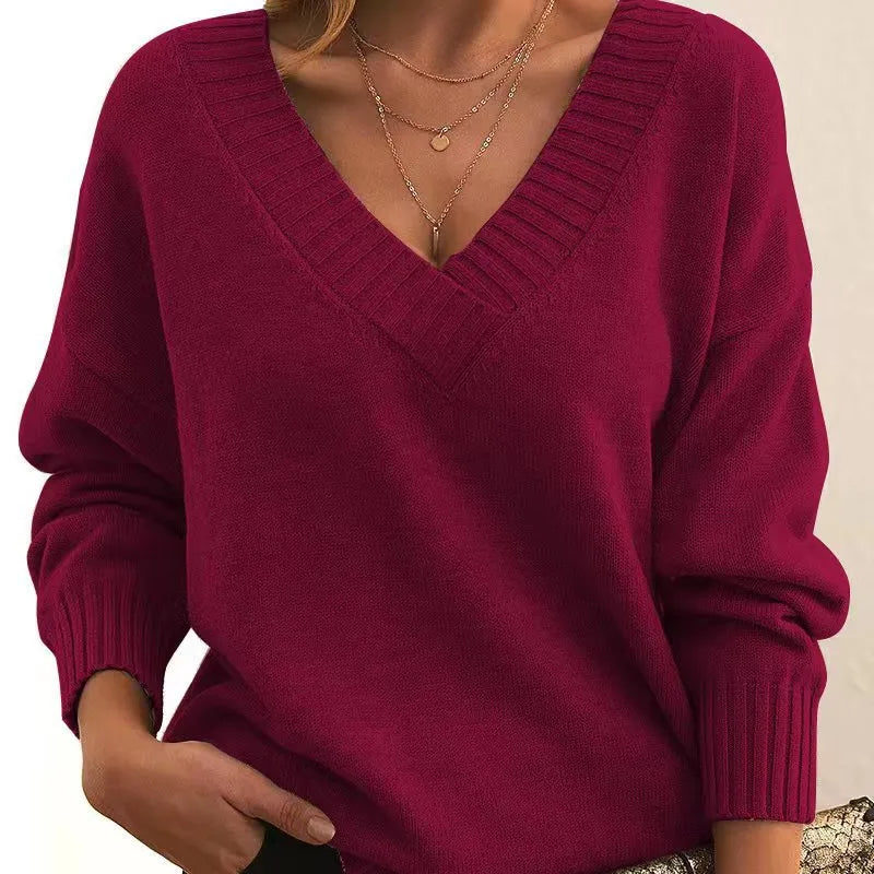 Pull Col V | Doux, Confortable et Élégant