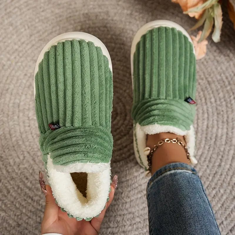 Chaleur Douce | Chaussons Cocooning à Semelle Épaisse