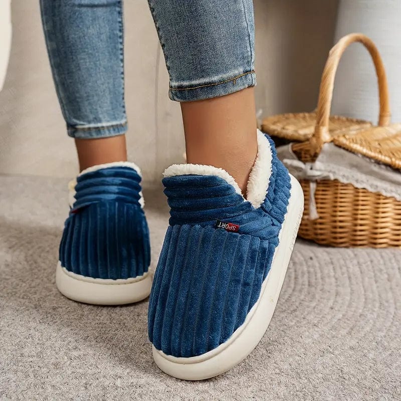 Chaleur Douce | Chaussons Cocooning à Semelle Épaisse
