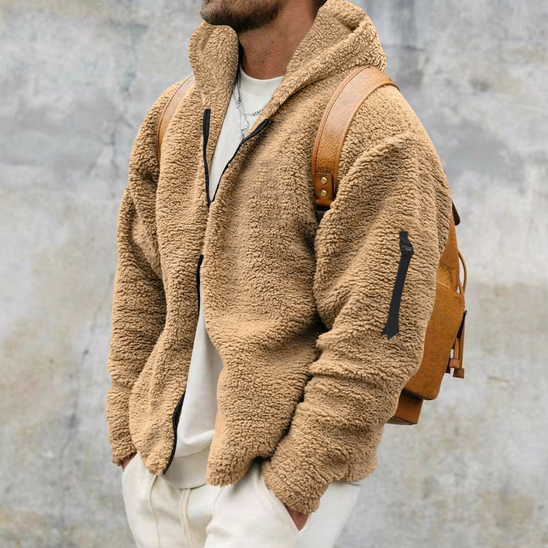 Veste Sherpa Zippée | Beige | Douce et Confortable
