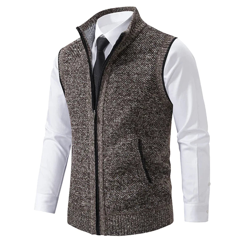 Gilet en Maille | Bordeaux | Chaud et Sophistiqué