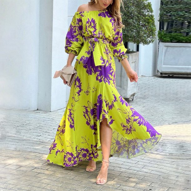 Robe Midi Fleurie Ceinturée | Explosion de Couleurs et Silhouette Structurée