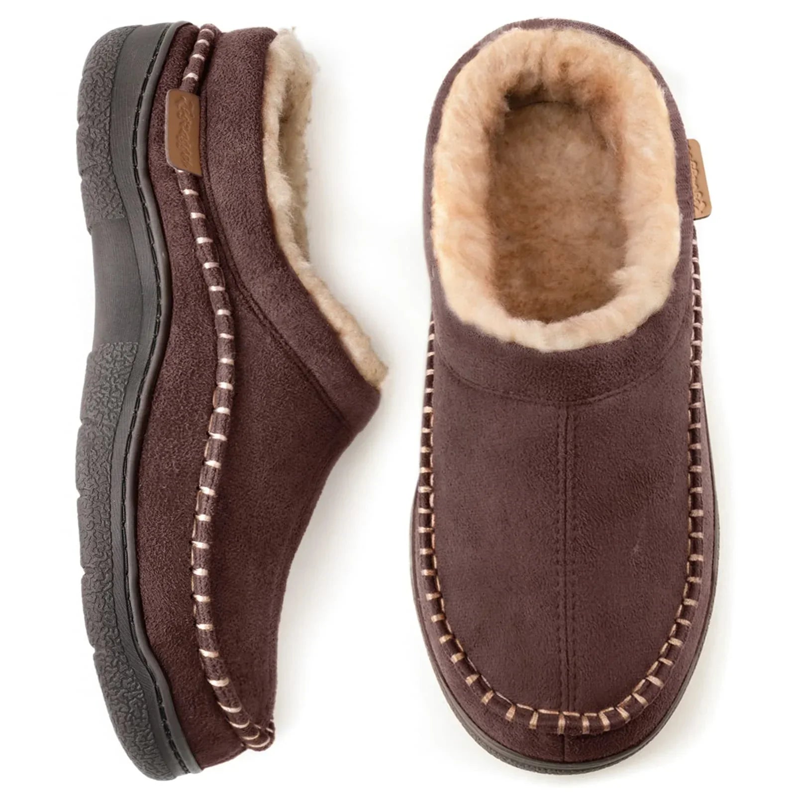 Chaussons Fourrés | Suédine & Fausse Fourrure | Chauds & Confortables