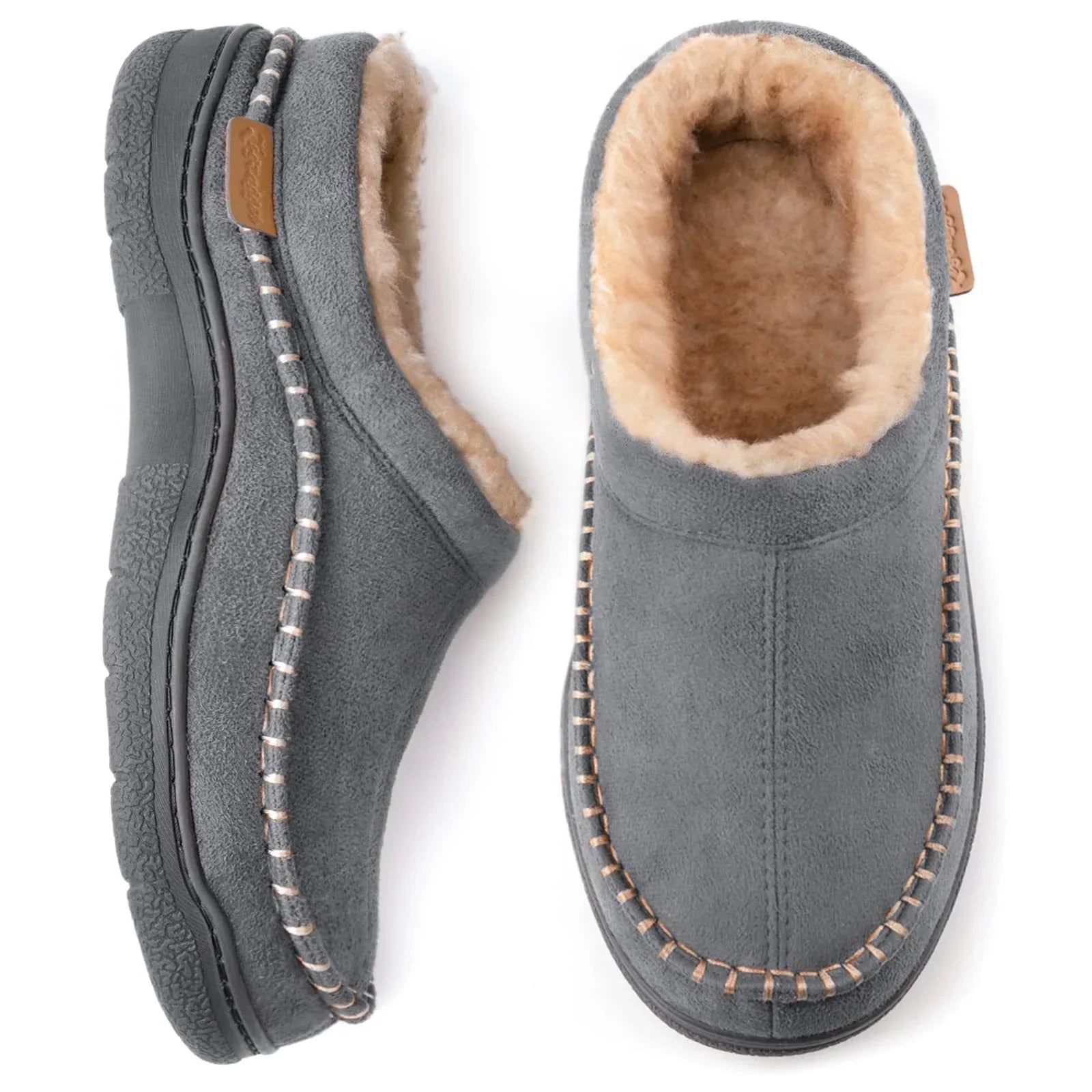 Chaussons Fourrés | Suédine & Fausse Fourrure | Chauds & Confortables