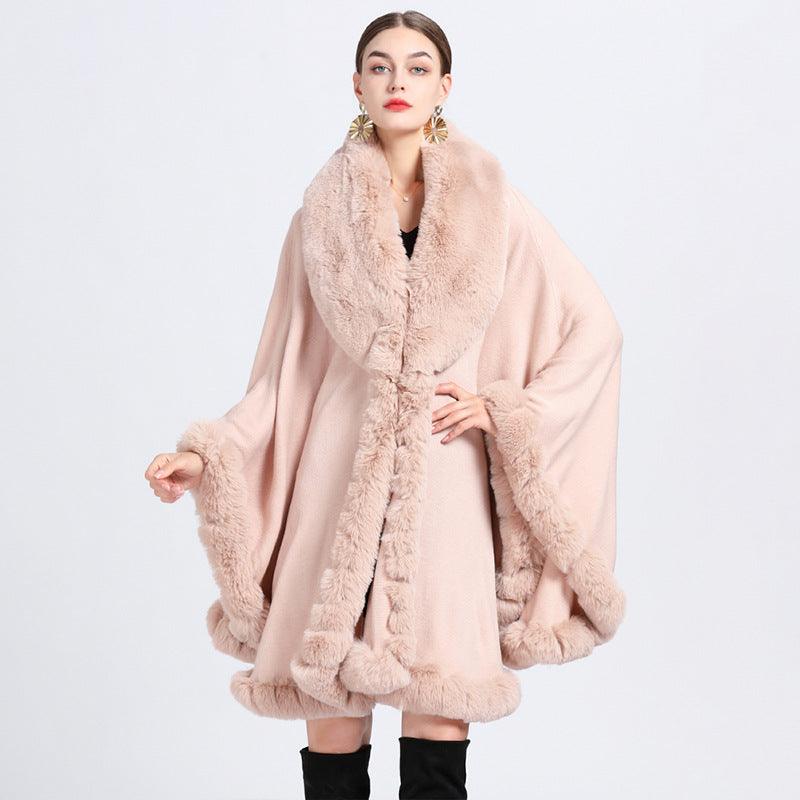 Isabella - Cape Élégante | Fausse Fourrure | Style Luxueux
