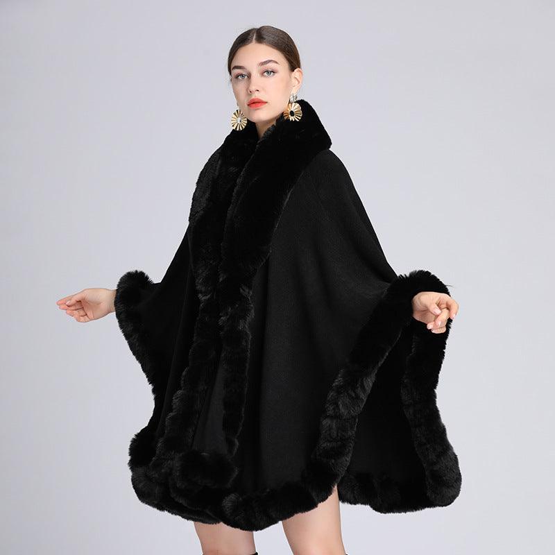 Isabella - Cape Élégante | Fausse Fourrure | Style Luxueux