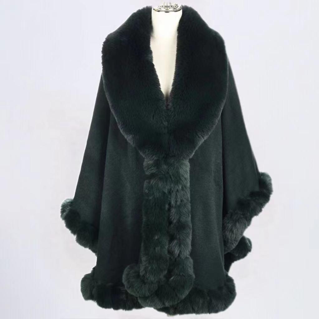 Isabella - Cape Élégante | Fausse Fourrure | Style Luxueux