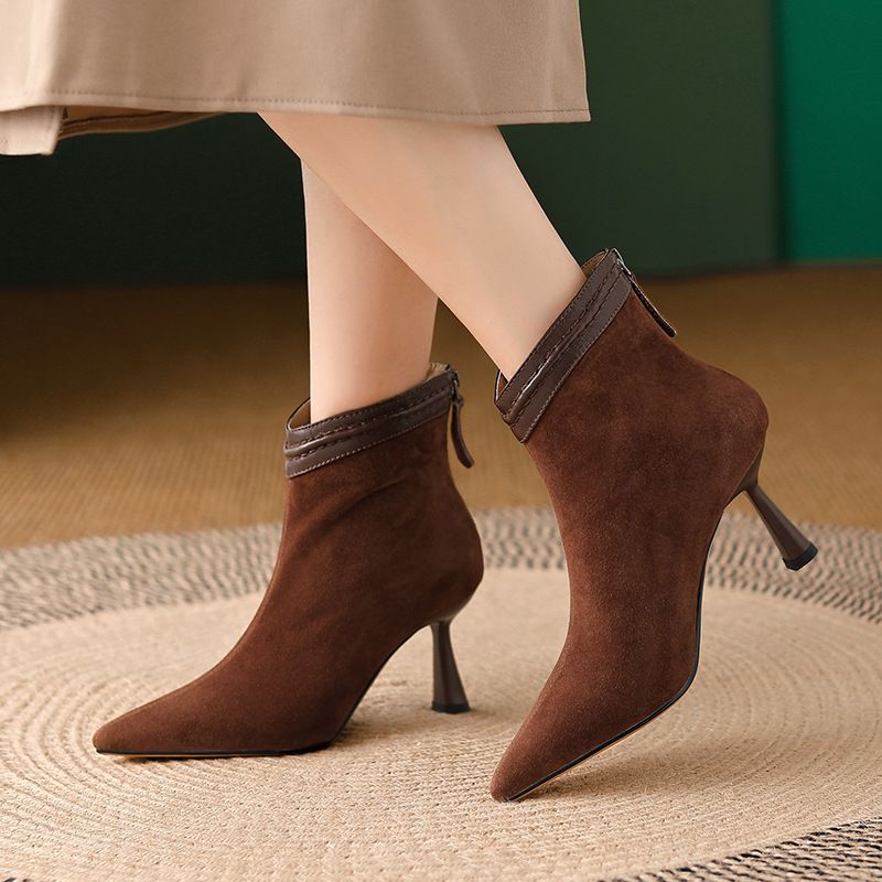Bottines Pointues à Talons | Élégantes et Sophistiquées