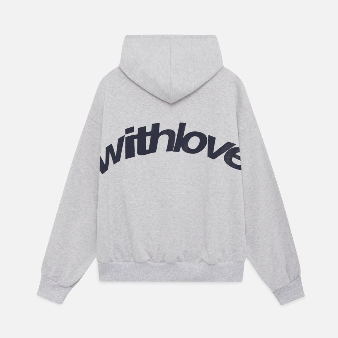Hoodie Gris Chiné | 100% Coton | Minimaliste & Confortable