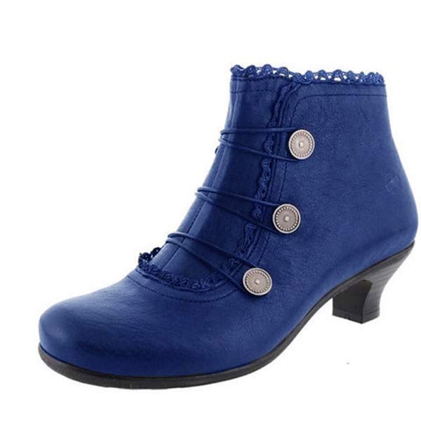 Bottines Boutonnées | Élégance Classique & Détail Vintage