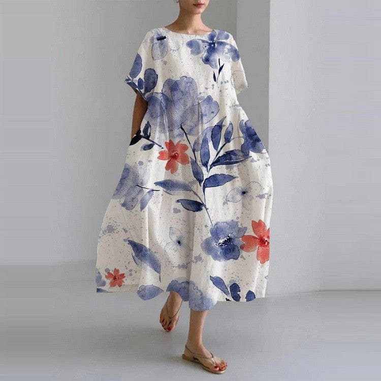 Robe Évasée Floraison | Liberté et Fraîcheur