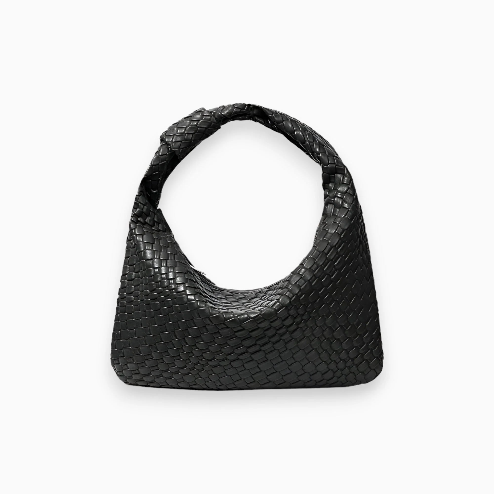 Valentina | Sac Hobo Métallisé | Tendance Luxe | Effet Tressé