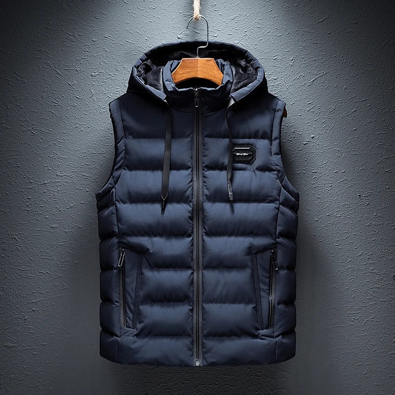 Gilet Matelassé | Noir | Chaud et Urbain