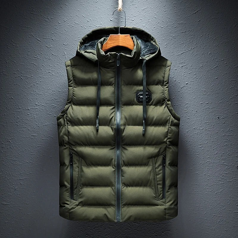 Gilet Matelassé | Noir | Chaud et Urbain