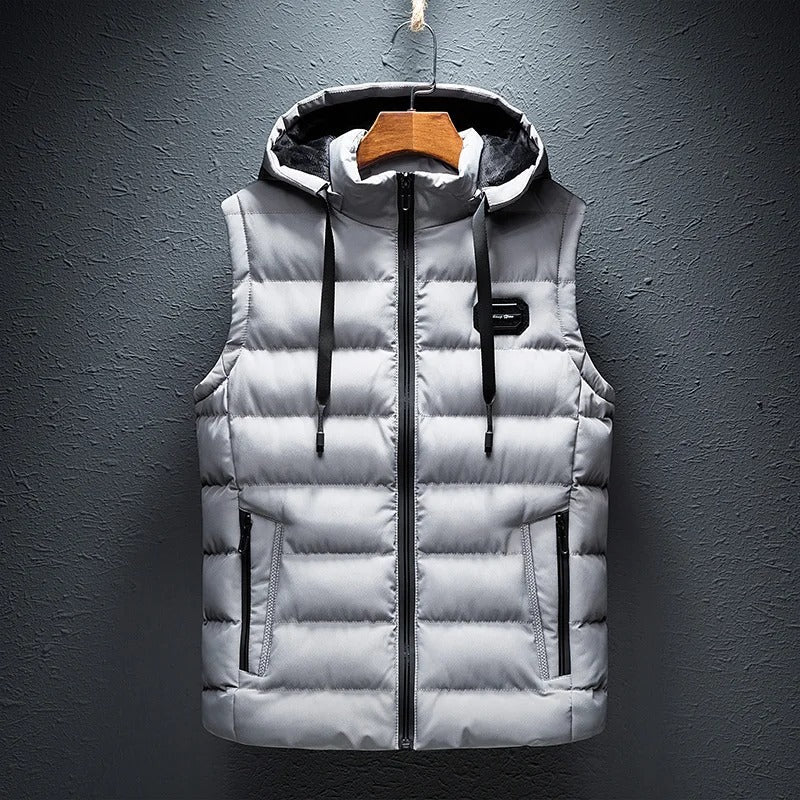 Gilet Matelassé | Noir | Chaud et Urbain